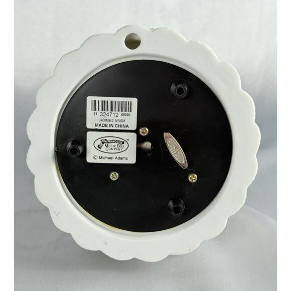 Love Doves Sculpture San Fransisco Music Box Co w/ Glass Dome Unchained Melody - Picture 10 of 12